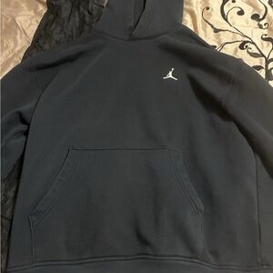 Air Jordan Hoodie Youth Sz Large Boys Black Pullover Sweatshirt Pocket